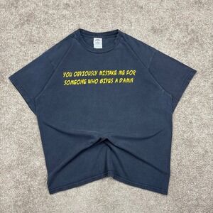 Vintage Y2K Comedy T Shirt Large